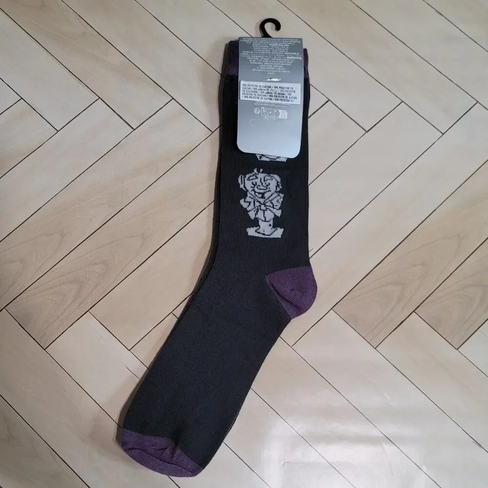 Disney Parks Haunted Mansion Singing Busts Glow in the Dark Socks